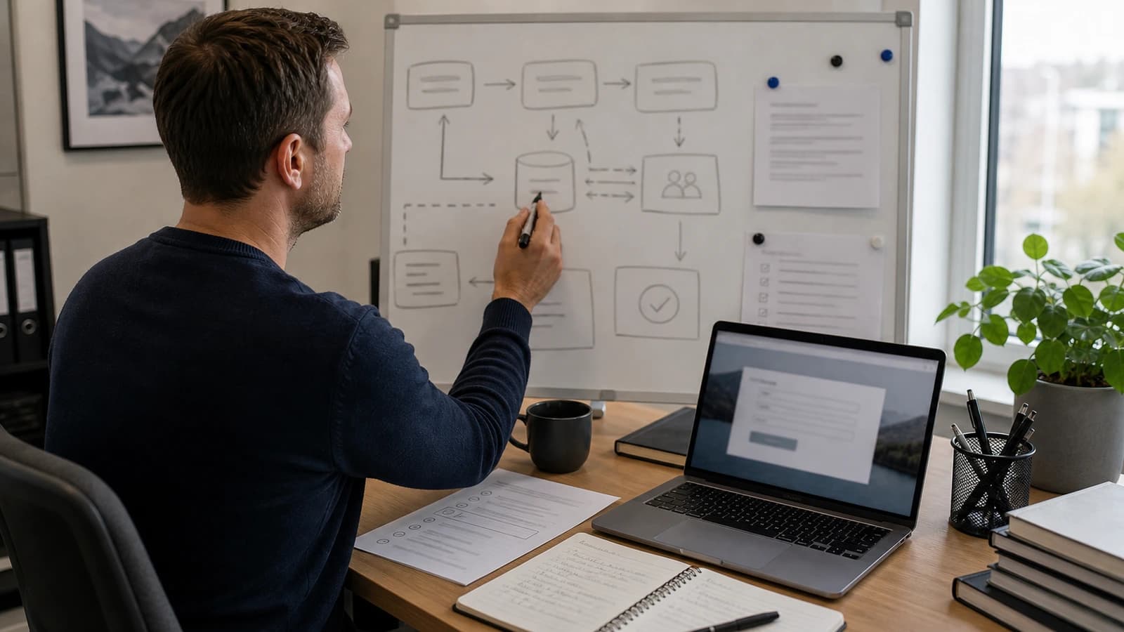 Utvikler kartlegger persondataflyt fra kontaktskjema, analyse, nyhetsbrev og CRM